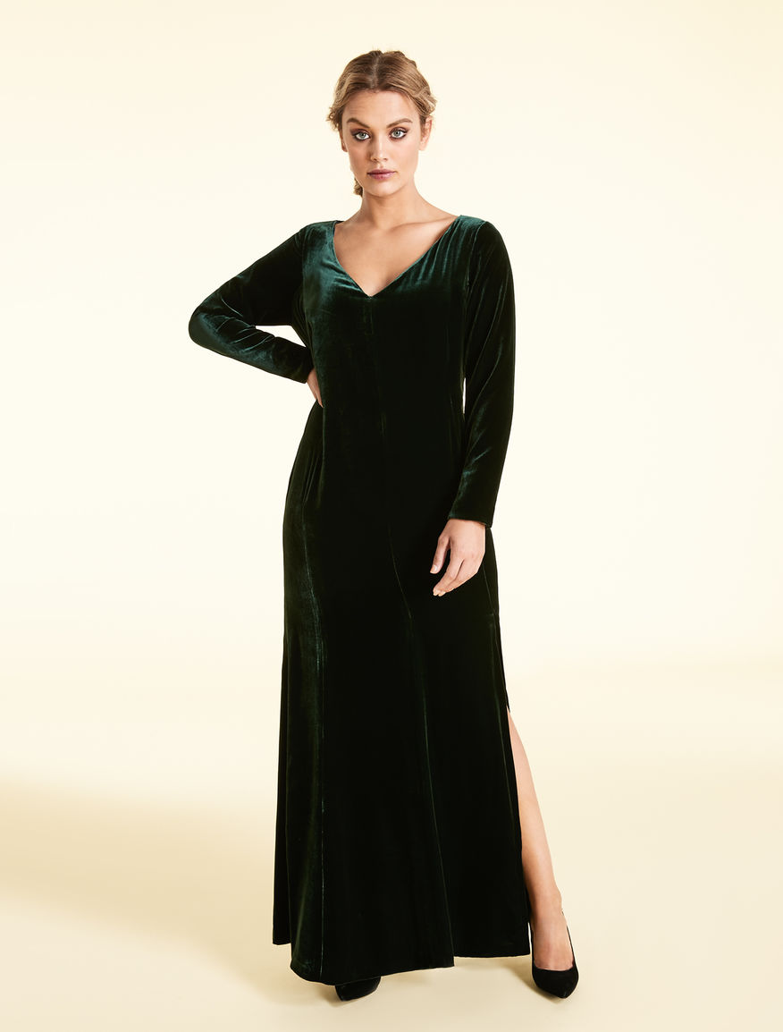 Long Velvet Dress