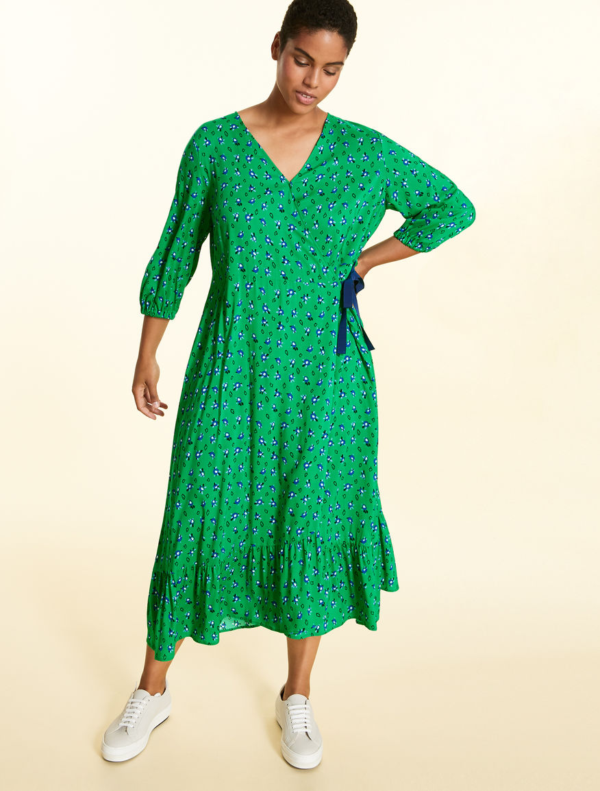Flowing Green Dress