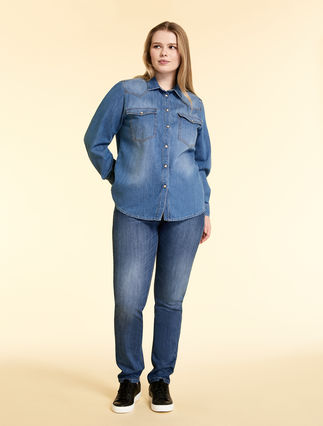 marina rinaldi denim collection