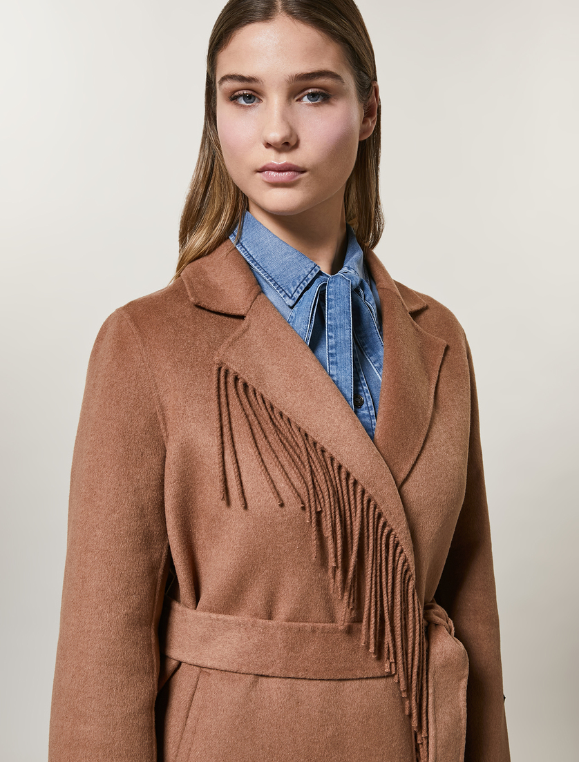 Manteau en laine mélangée - Beige - Marina Rinaldi - 2