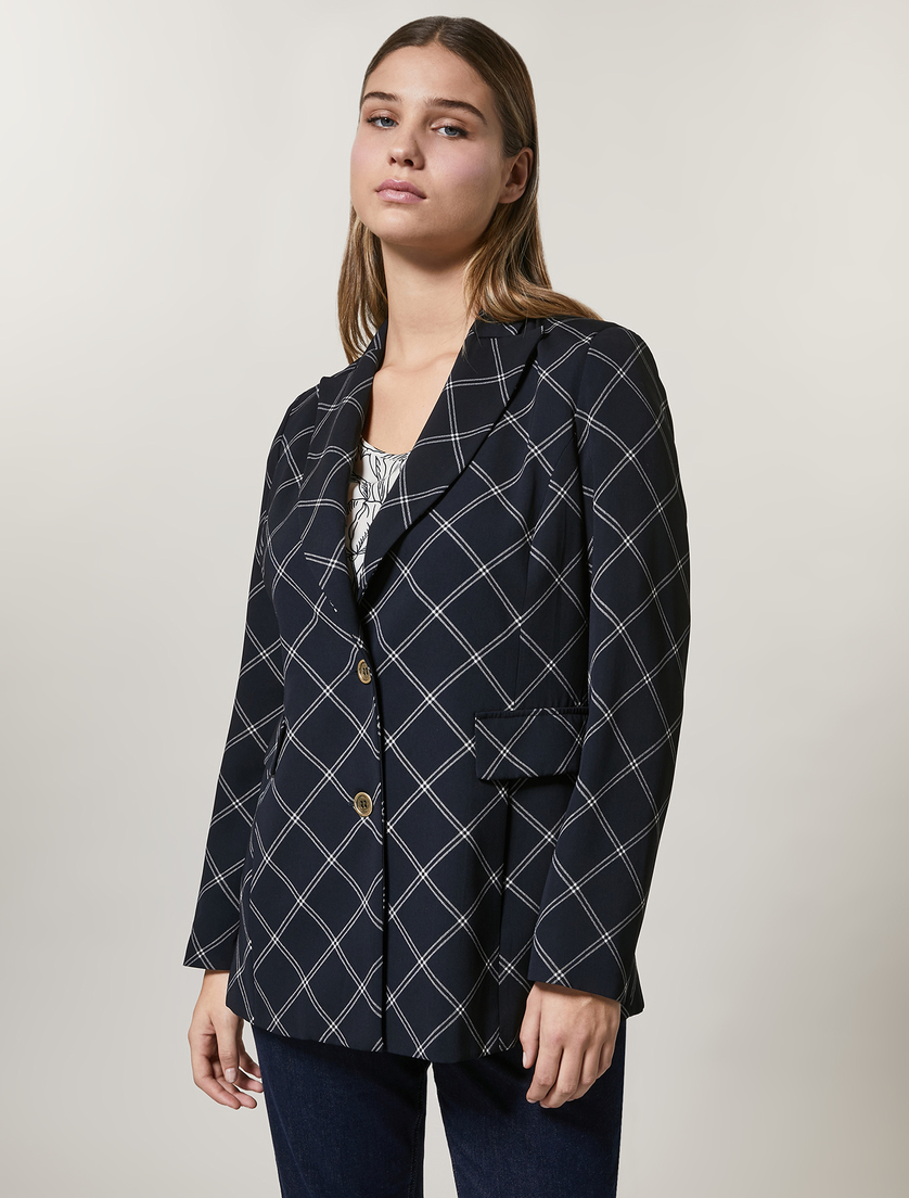 Cady blazer - Dark navy - Marina Rinaldi