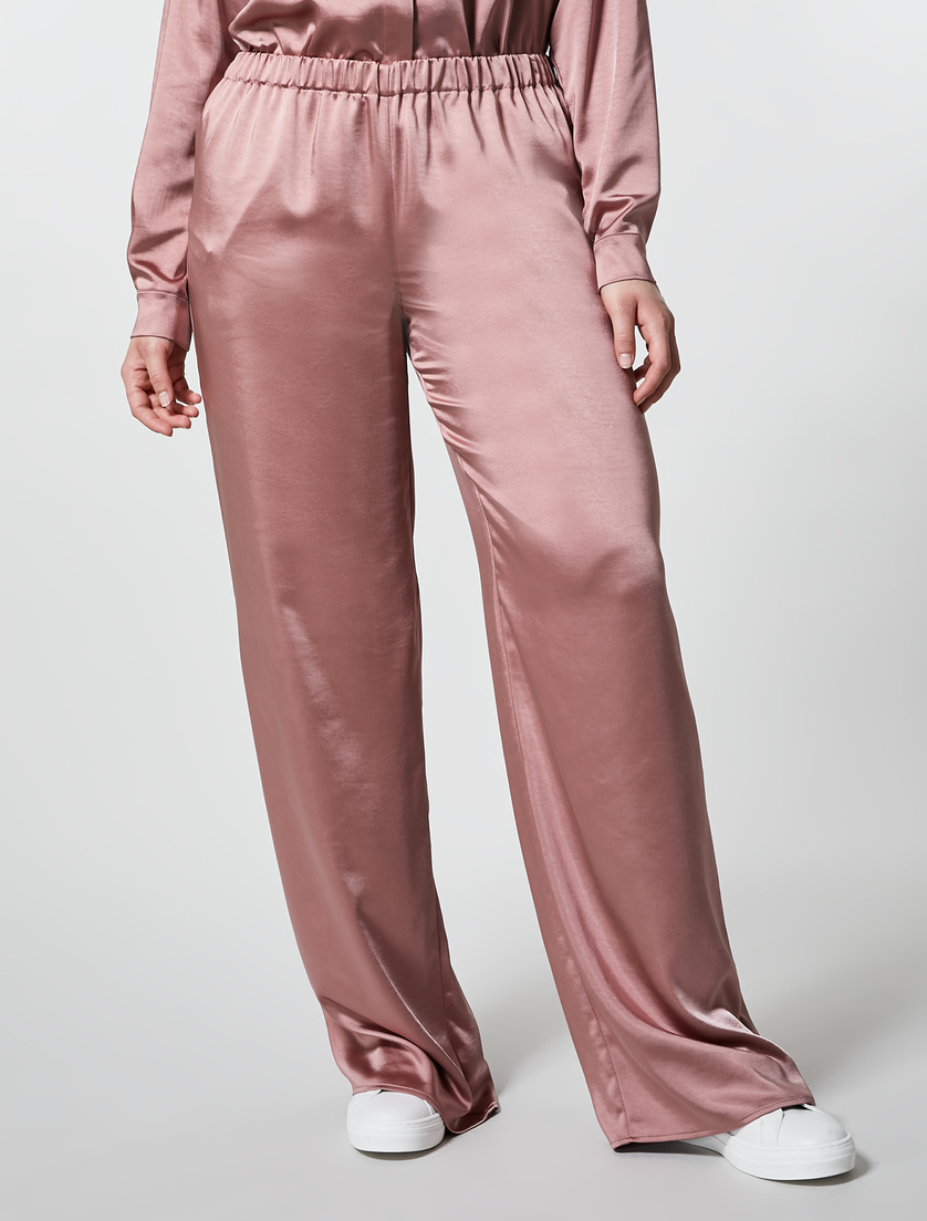 Hose aus Satin - Rosa - Marina Rinaldi - 2
