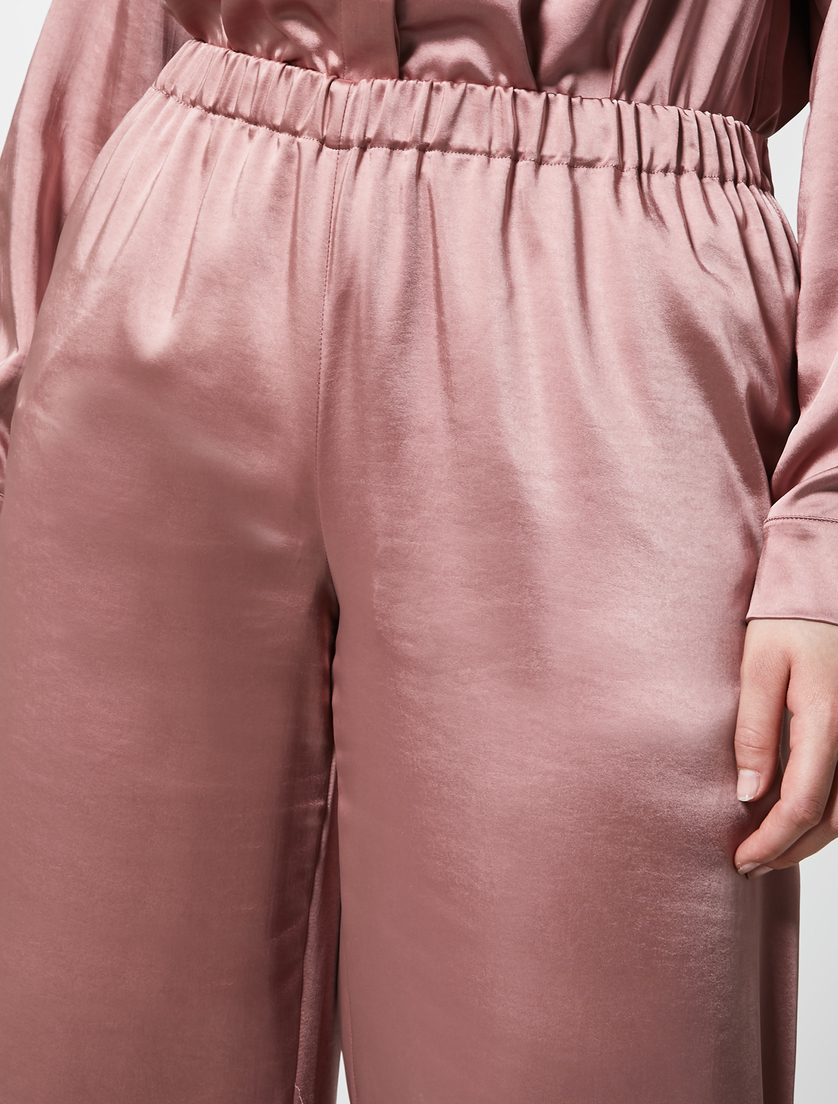 Hose aus Satin - Rosa - Marina Rinaldi - 3