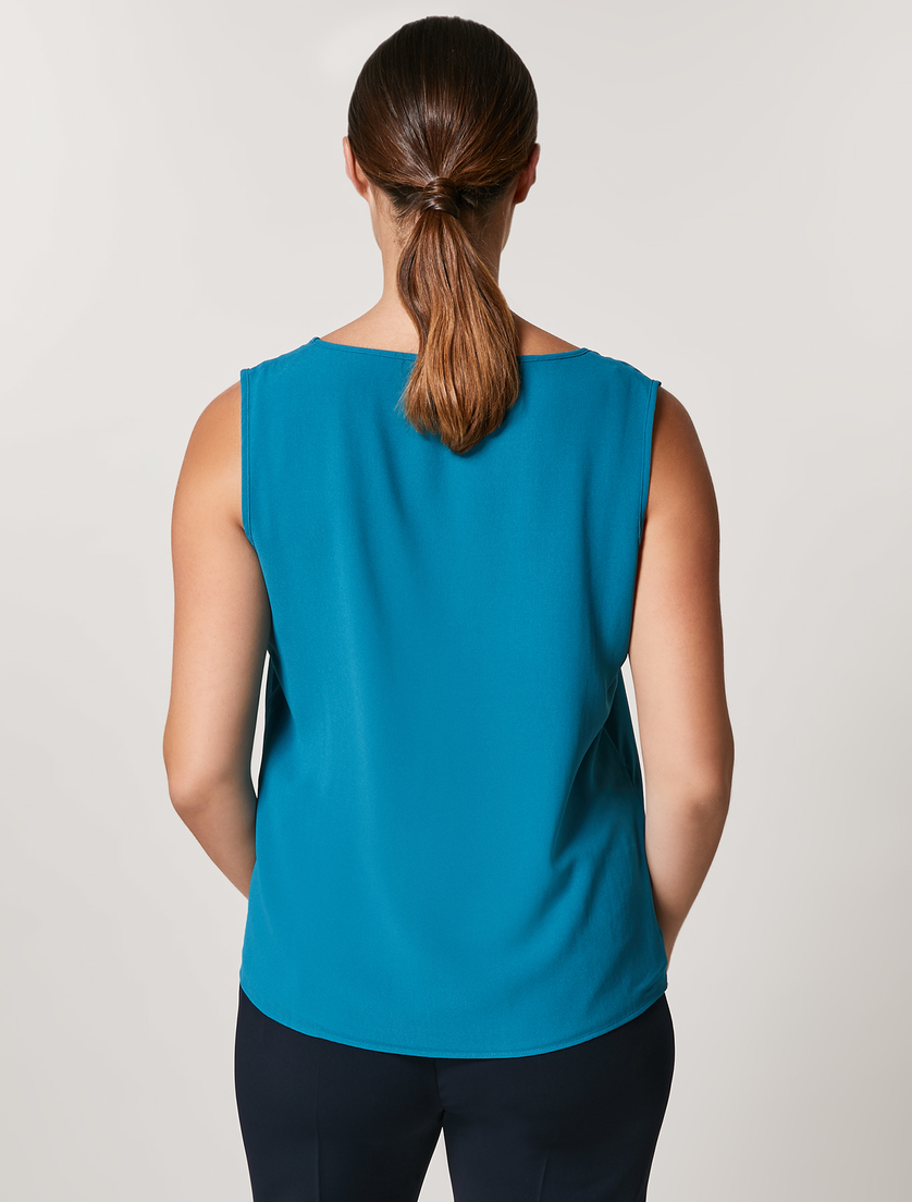Georgette top - Dark green - Marina Rinaldi - 3
