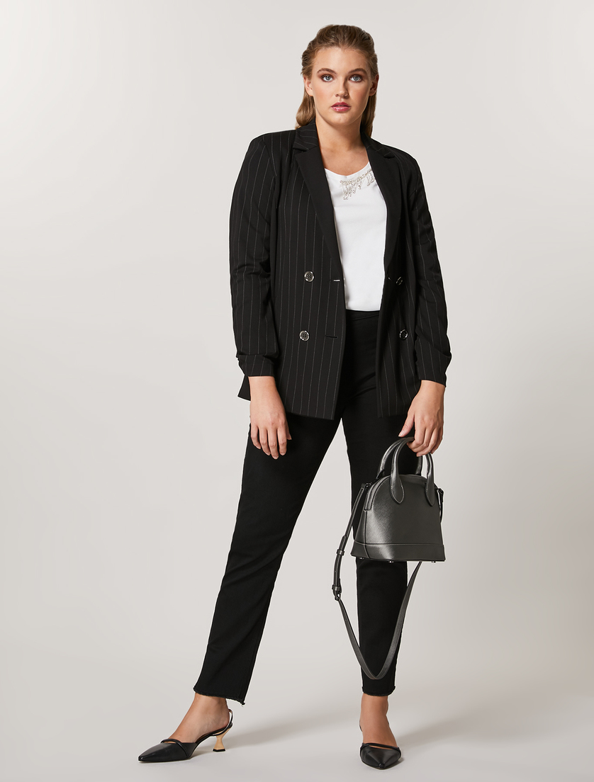 Perfect-Fit-Jeans aus Stretch-Denim - Schwarz - Marina Rinaldi - 5