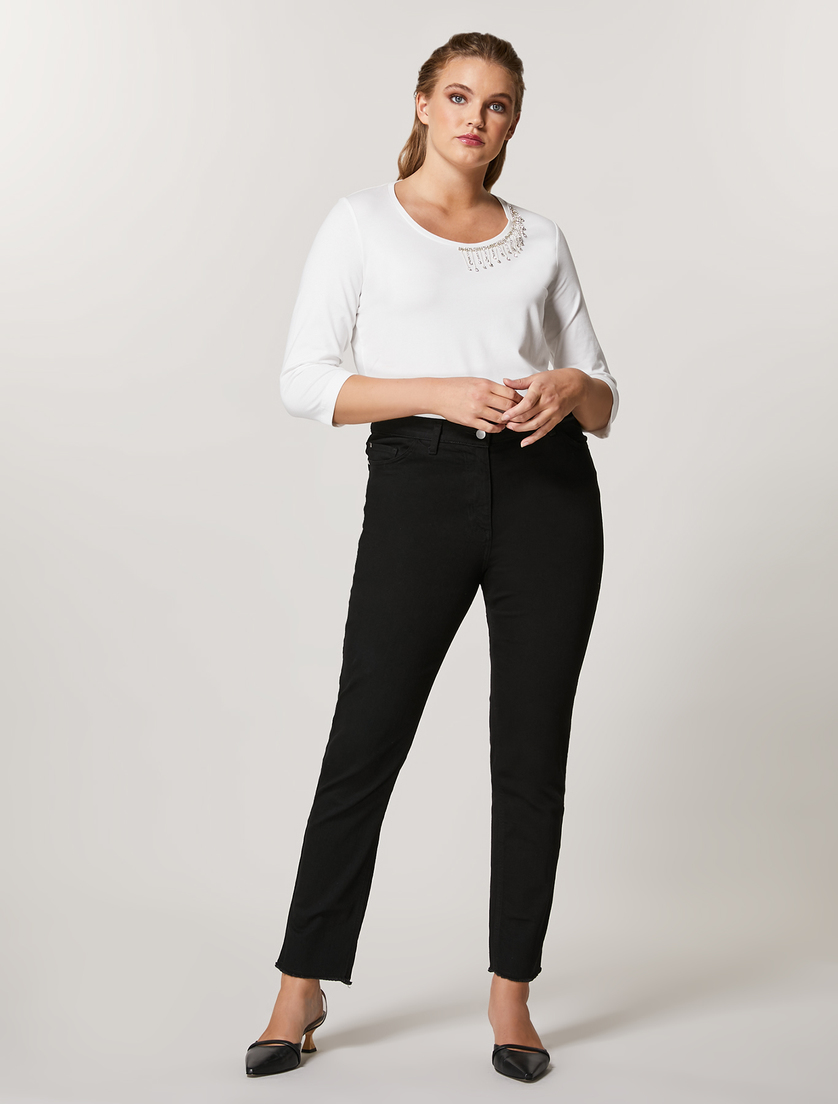Perfect-Fit-Jeans aus Stretch-Denim - Schwarz - Marina Rinaldi