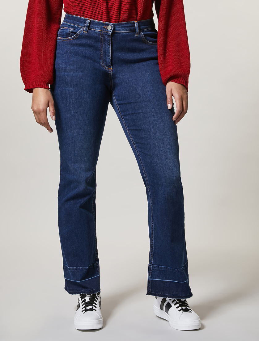 Stretch denim jeans - Dark navy - Marina Rinaldi - 2