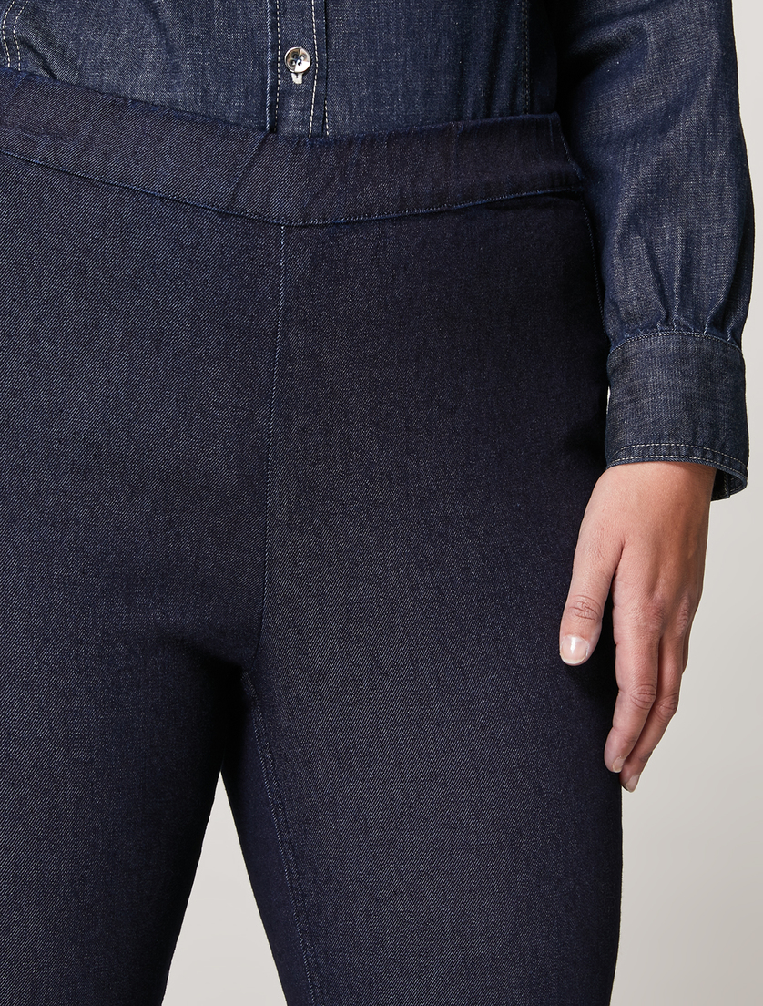 Leggings aus Denim - Dunkelblau - Marina Rinaldi - 3