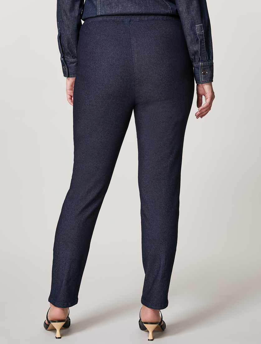 Leggings aus Denim - Dunkelblau - Marina Rinaldi - 4