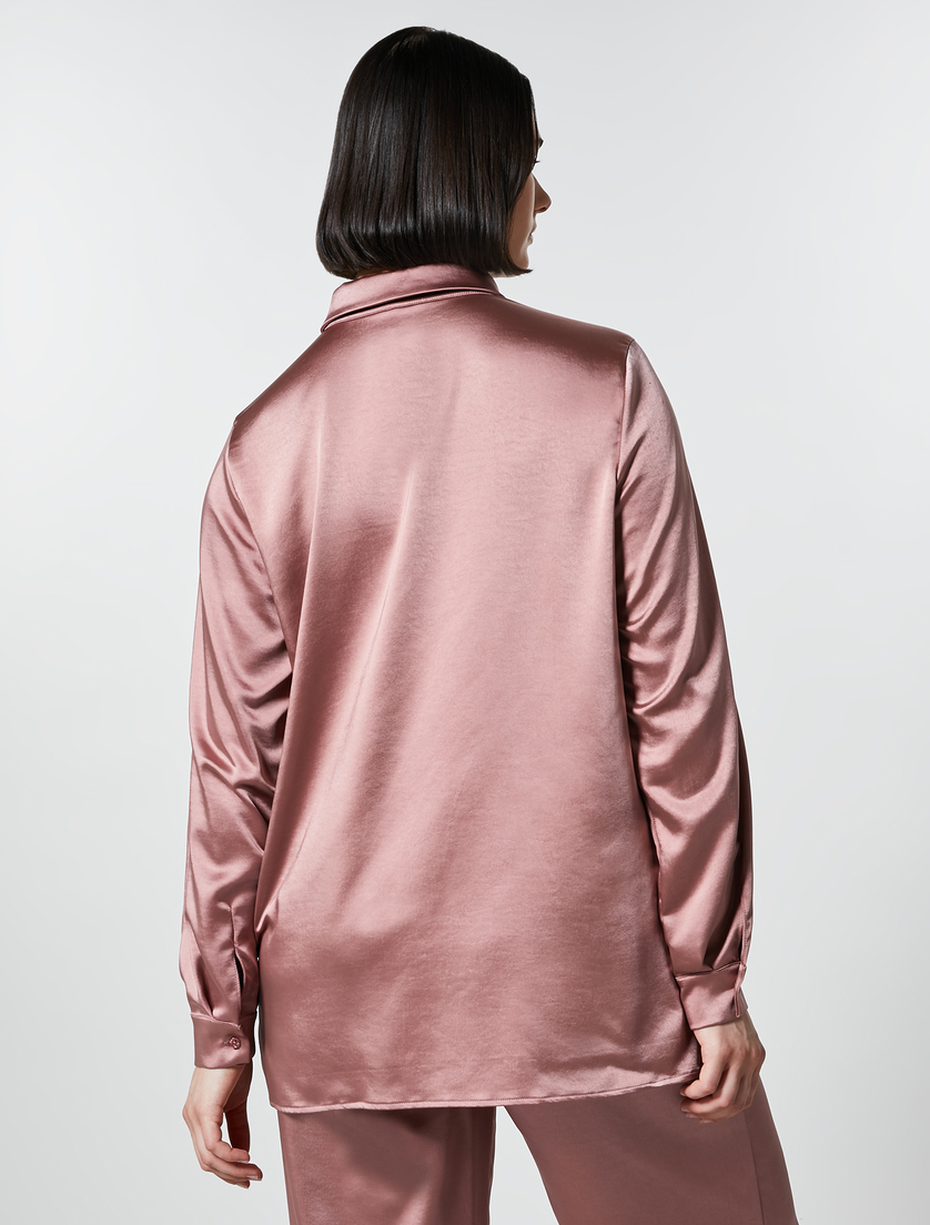 Kleid aus Satin - Rosa - Marina Rinaldi - 3