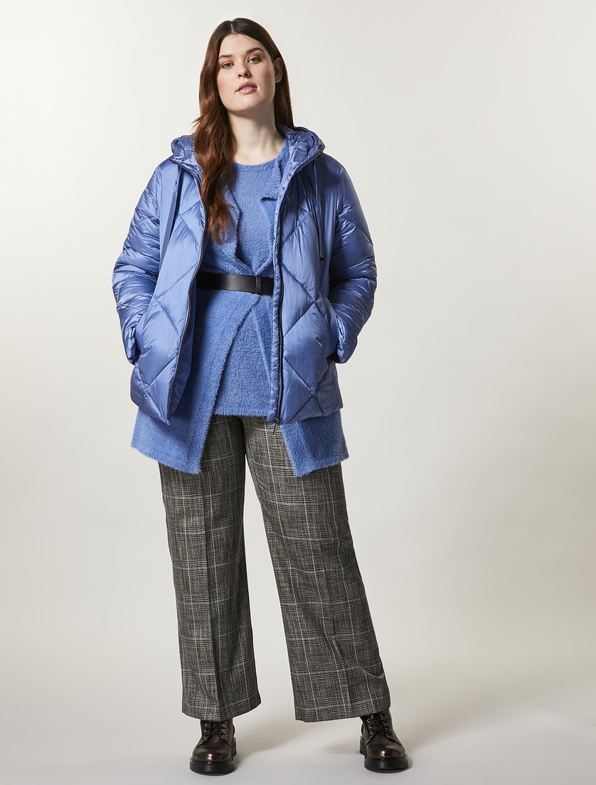 Knitted coat - Ski blue - Marina Rinaldi - 4