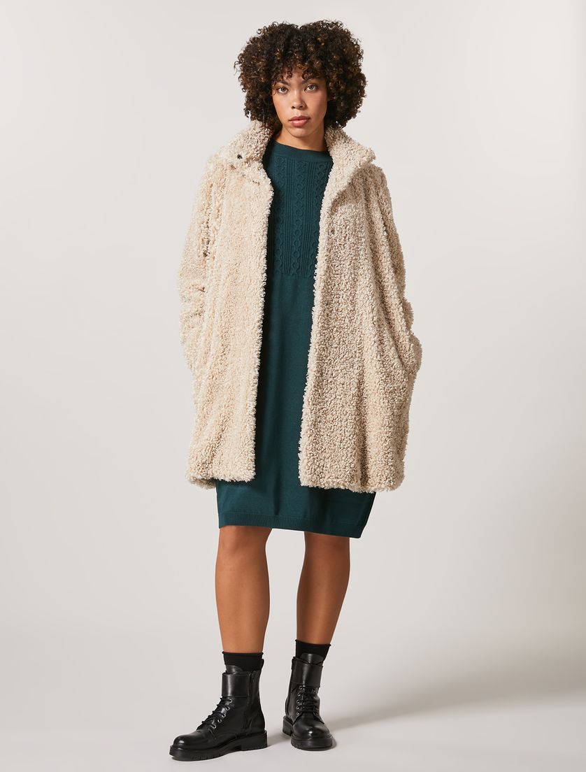 Kleid aus Viskose mit Stretchanteil - Dunkelgrün - Marina Rinaldi - 4