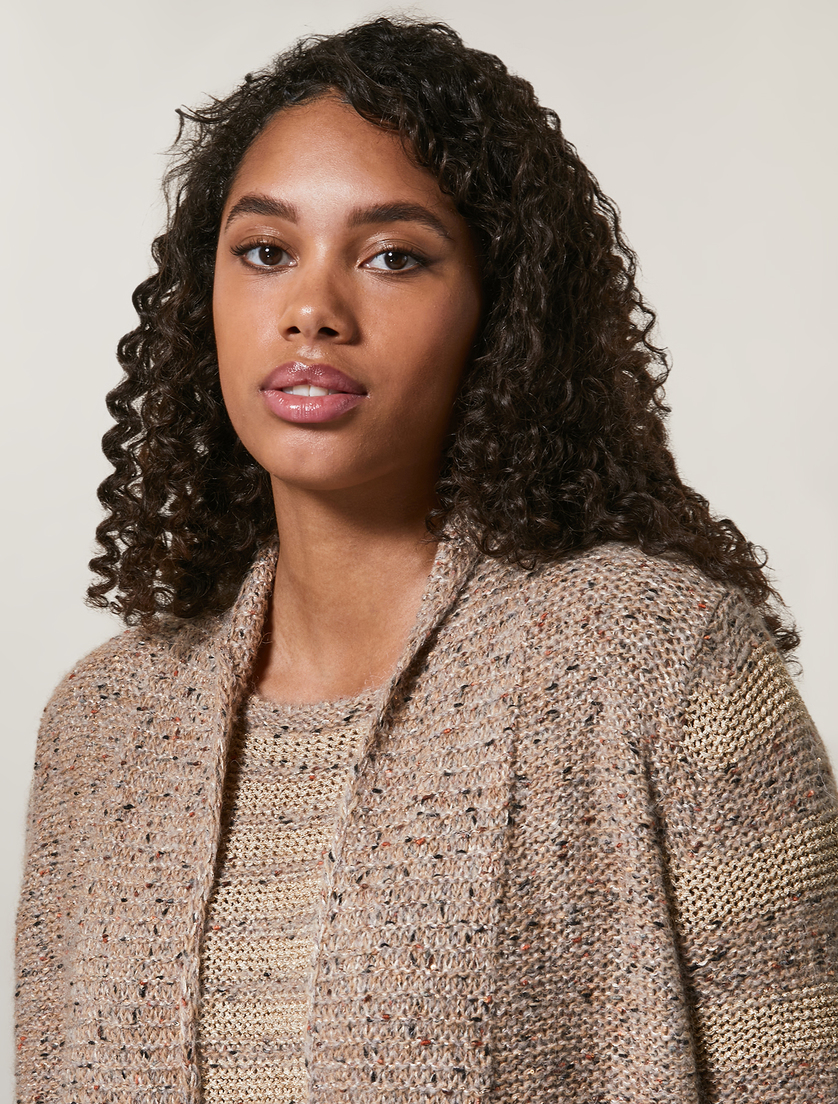 Cardigan aus Viskose - Braun - Marina Rinaldi - 2