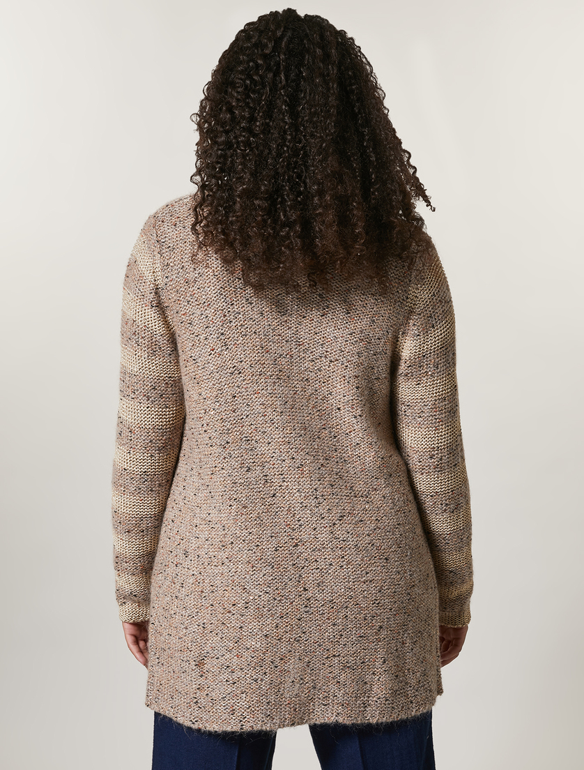Cardigan aus Viskose - Braun - Marina Rinaldi - 3