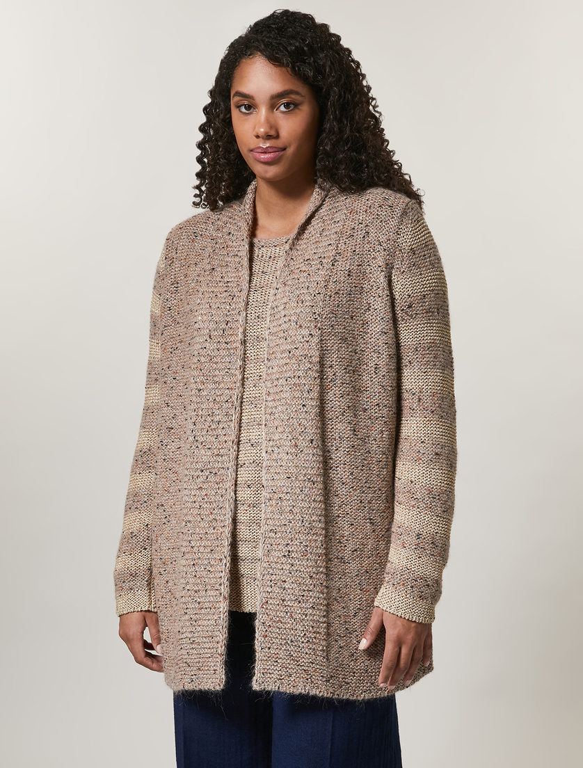 Cardigan aus Viskose - Braun - Marina Rinaldi