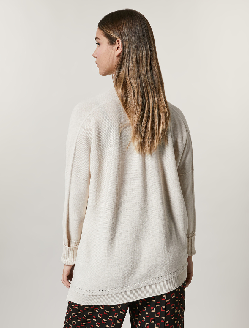 Wool-blend jumper - Sand - Marina Rinaldi - 3