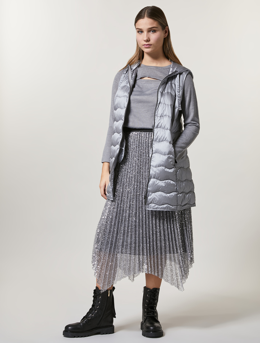 Pullover aus Wollgemisch - Silber - Marina Rinaldi - 4