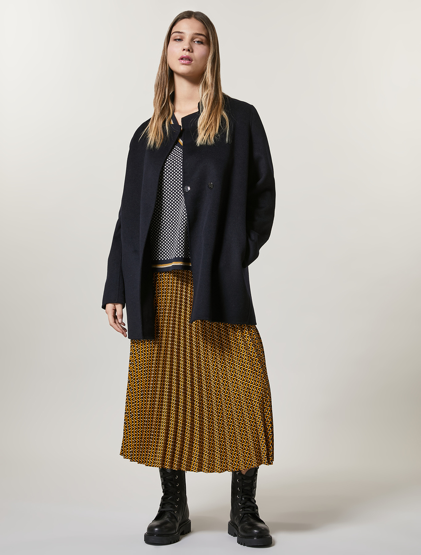 Pullover aus Wolle und Viskose - Dunkelblau - Marina Rinaldi - 4