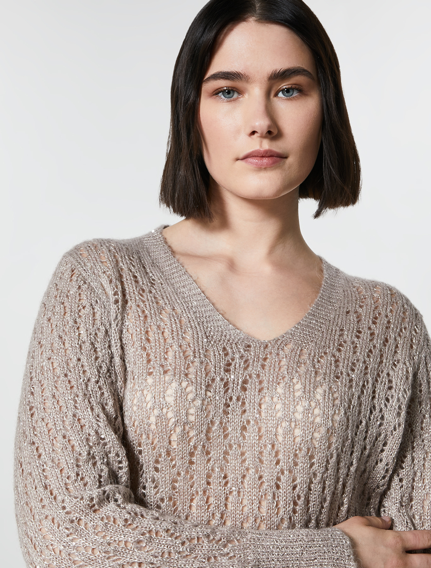 Mohair-blend sweater - Pink - Marina Rinaldi - 2