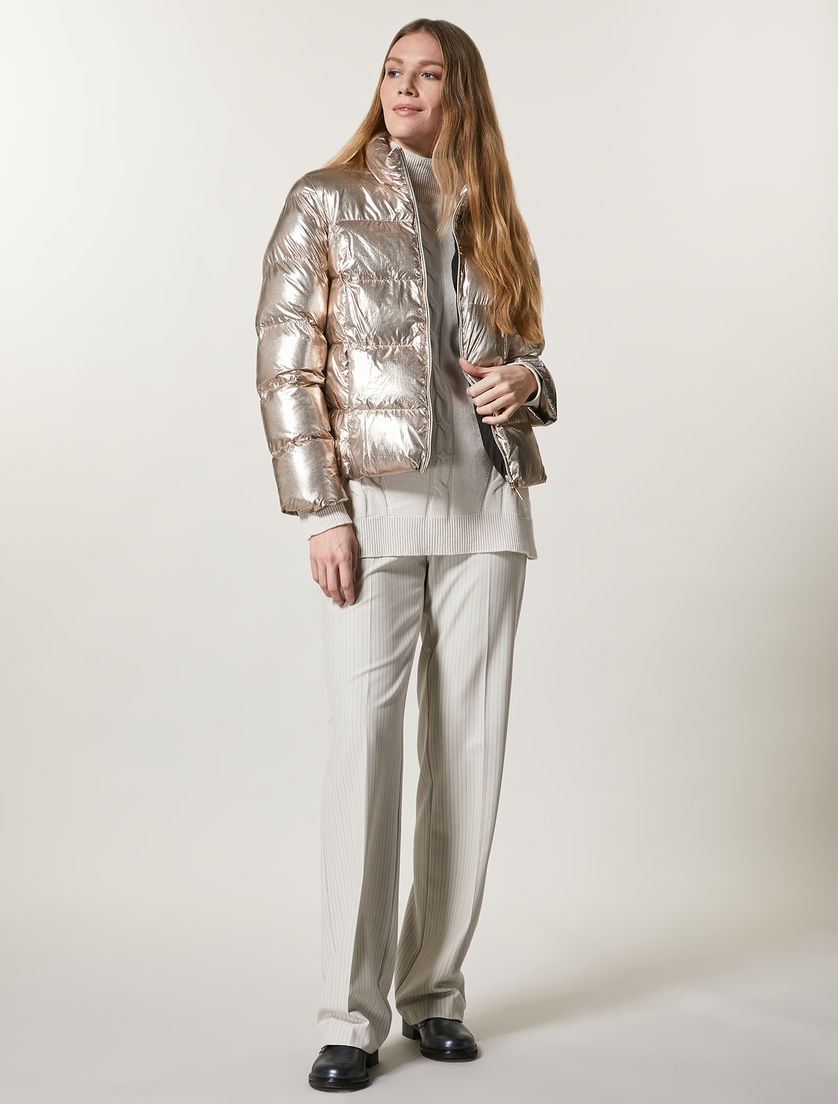 Cashmere-blend sweater - Dark beige - Marina Rinaldi - 4