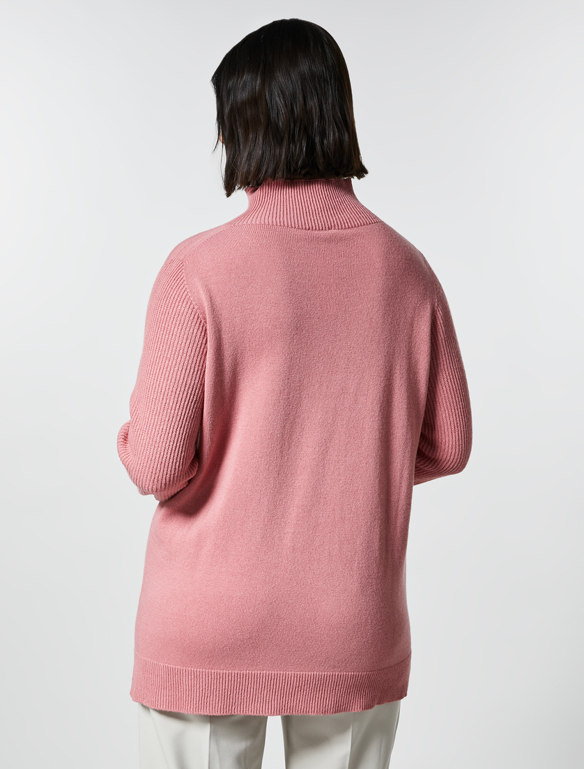 Maglia in misto cachemire - Rosa - Marina Rinaldi - 3