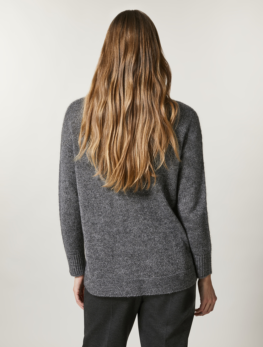 Pullover aus Viskose und Mohair - Dunkelgrau - Marina Rinaldi - 3