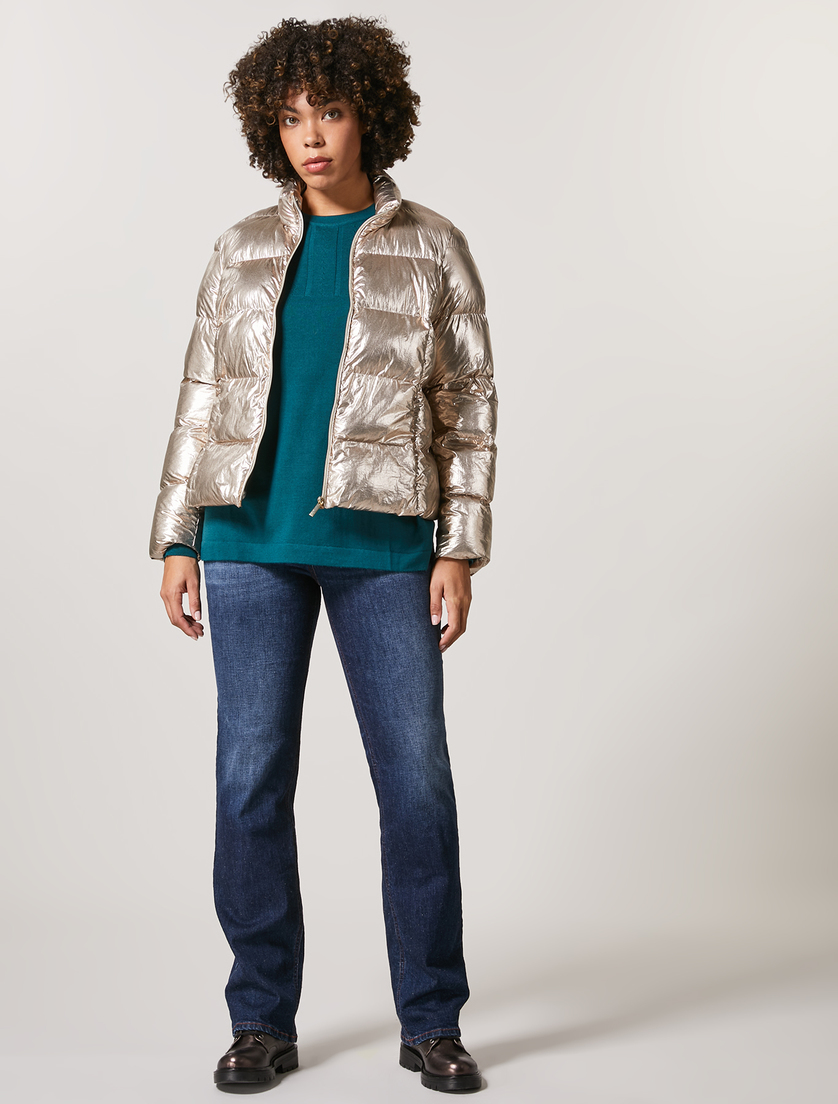 Pullover aus reiner Wolle - Dunkelgrün - Marina Rinaldi - 4
