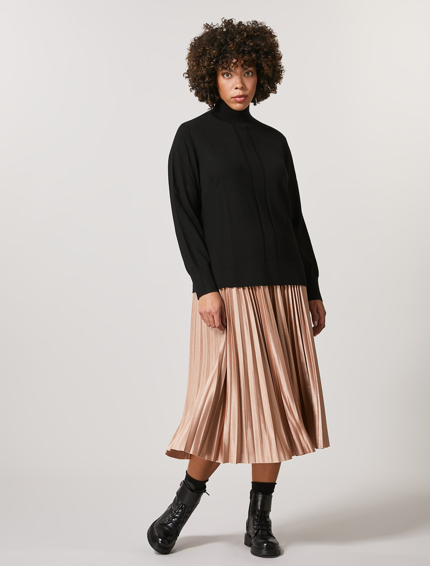 Pullover aus reiner Wolle - Schwarz - Marina Rinaldi - 4