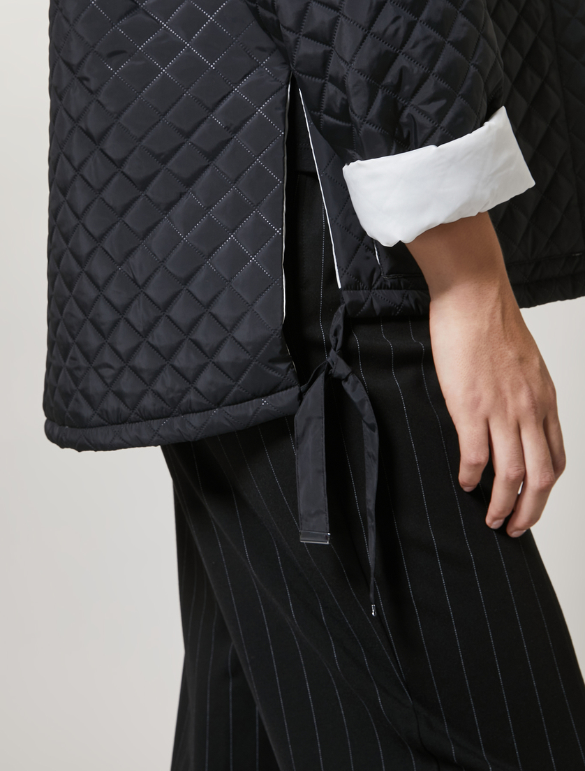 Technical fabric down jacket - Black - Marina Rinaldi - 2