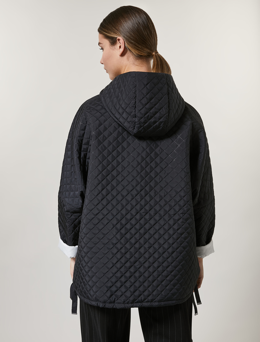 Technical fabric down jacket - Black - Marina Rinaldi - 3