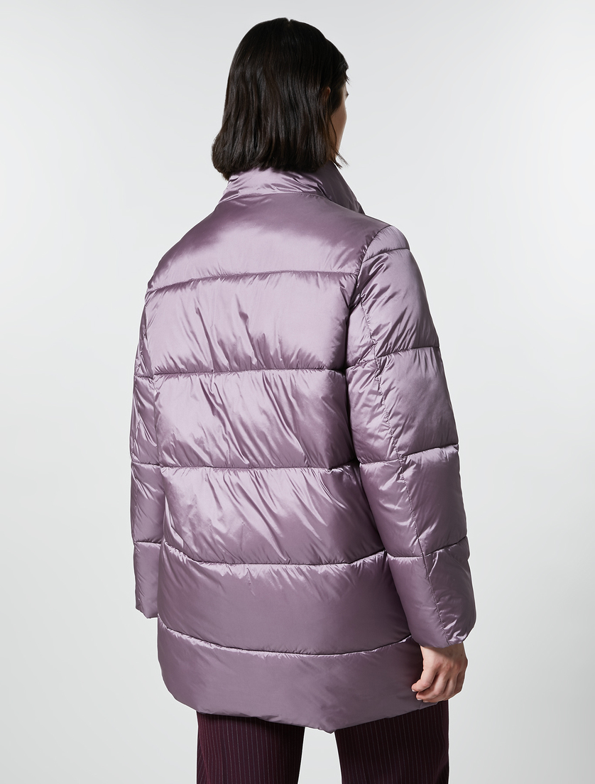 Metal-look down jacket - Lilac - Marina Rinaldi - 3