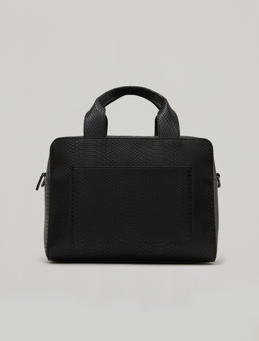 Tasche aus beschichtetem Stoff - Schwarz - Marina Rinaldi