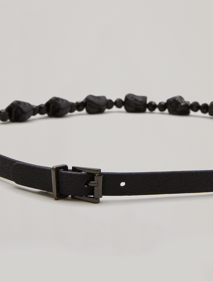 Collana con pietre - Nero - Marina Rinaldi - 2