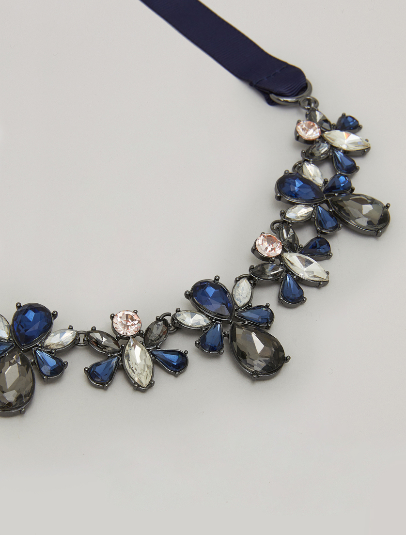 Halskette mit Strass - Grau - Marina Rinaldi - 2