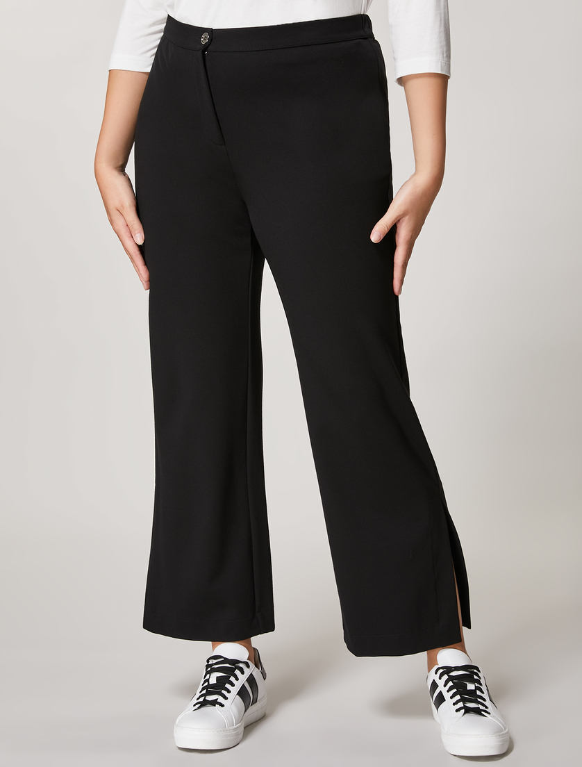 Jersey trousers - Black - Marina Rinaldi - 2