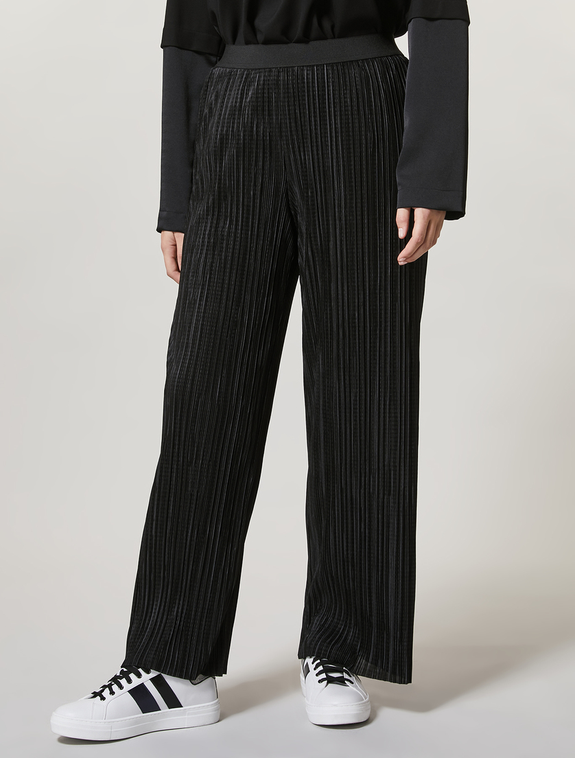 Jersey trousers - Black - Marina Rinaldi - 2
