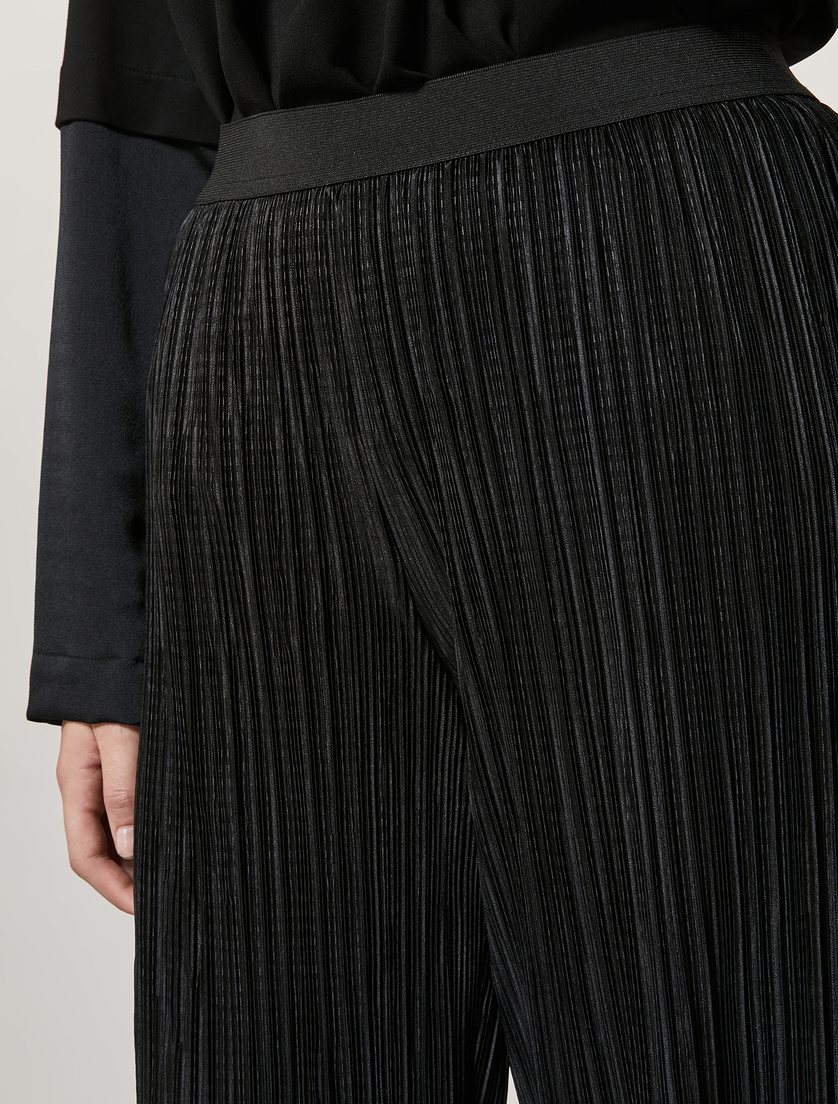 Jersey trousers - Black - Marina Rinaldi - 3