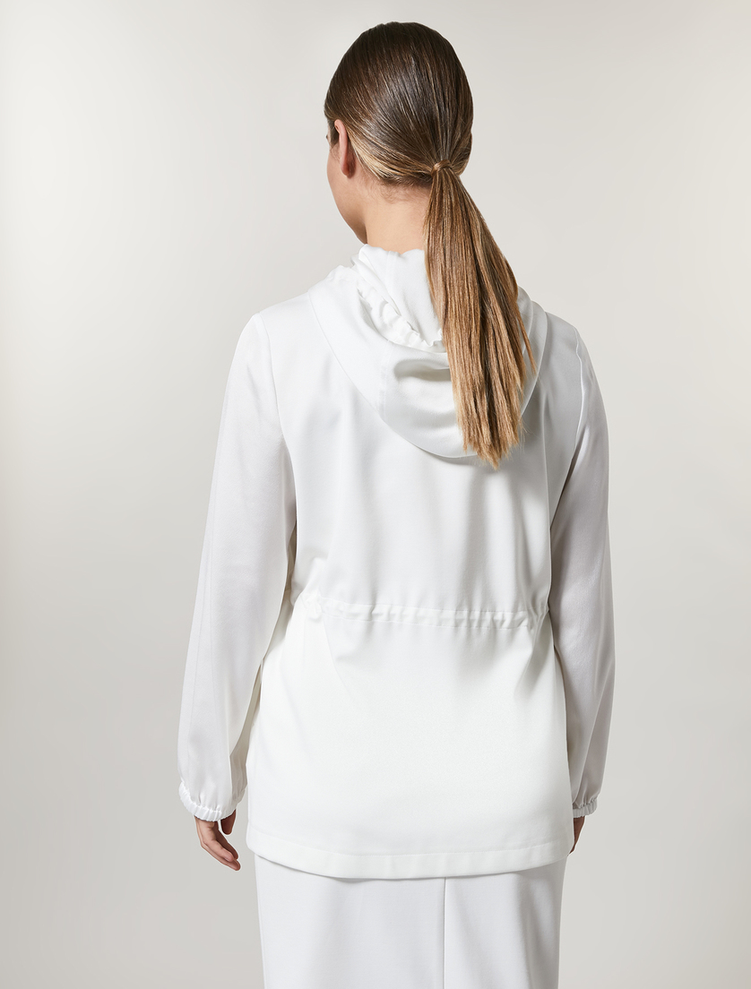 Jersey parka - White - Marina Rinaldi - 3