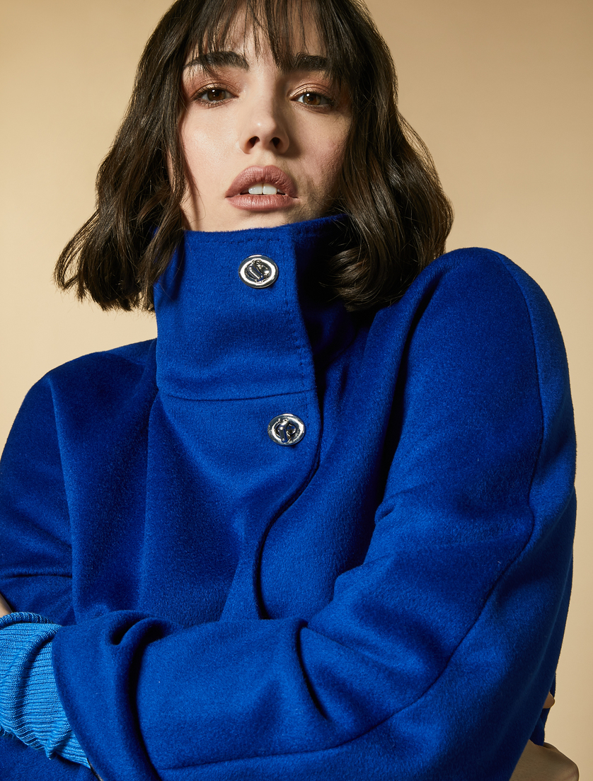 Manteau en drap de laine - Blue - Marina Rinaldi - 2
