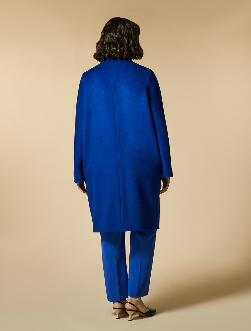 Manteau en drap de laine - Blue - Marina Rinaldi - 3
