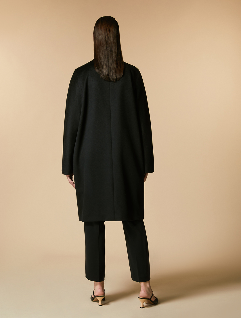 Lodenmantel - Schwarz - Marina Rinaldi - 3