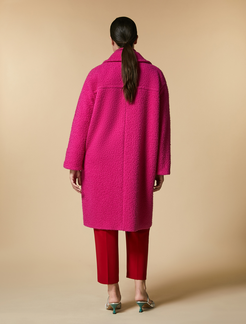 Mantel aus Wolle und Mohair - Fuchsia - Marina Rinaldi - 3