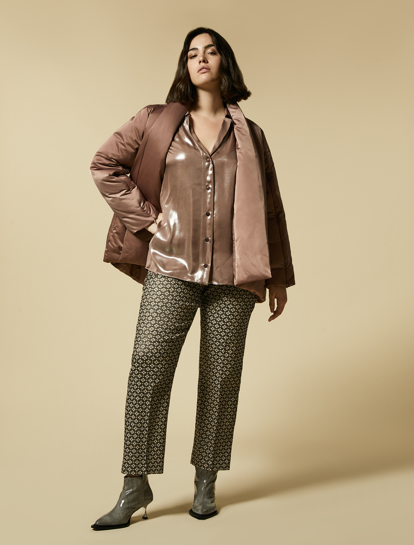 Satin shirt - Pink - Marina Rinaldi - 4
