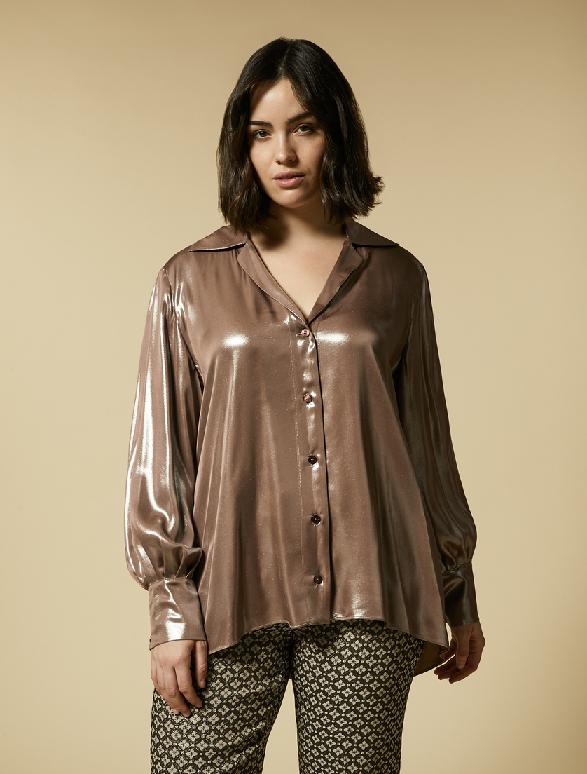 Satin shirt - Pink - Marina Rinaldi