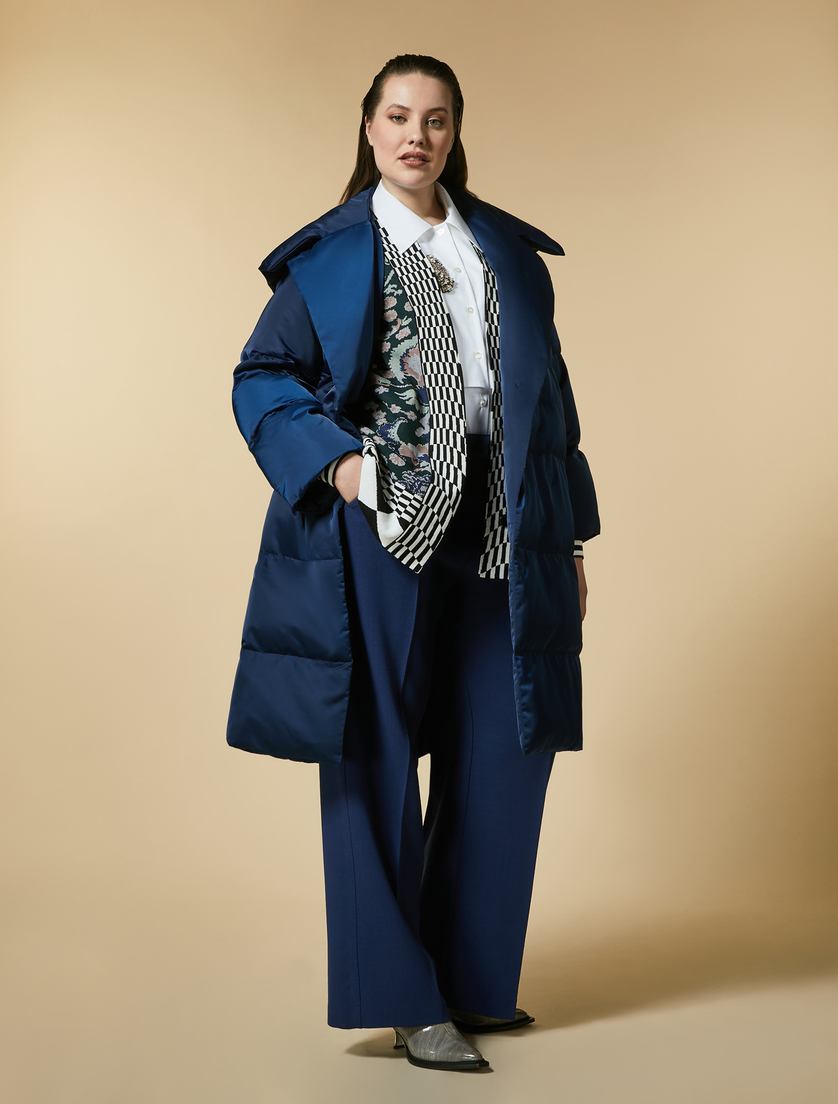 Embroidered poplin shirt - White - Marina Rinaldi - 4