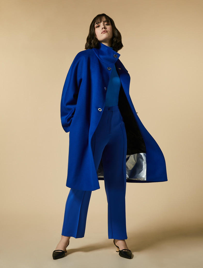 Hose aus Triazetat - Blau - Marina Rinaldi - 5