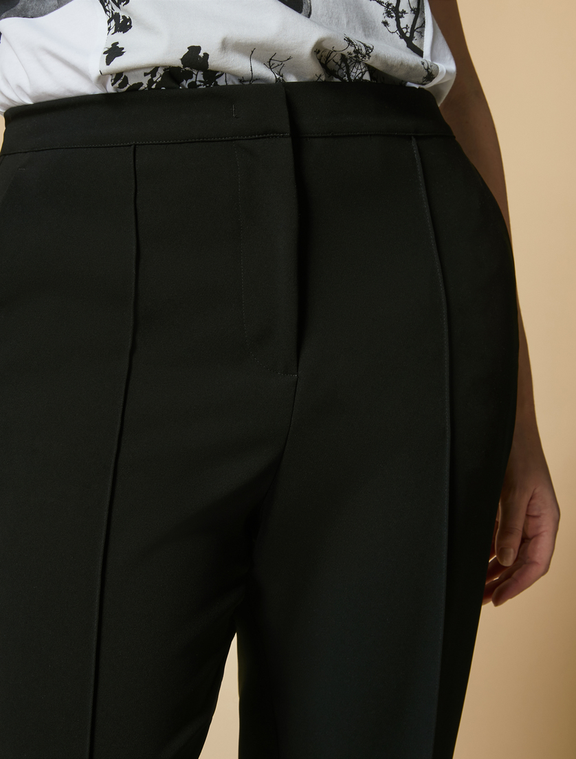 Triacetate trousers - Black - Marina Rinaldi - 3