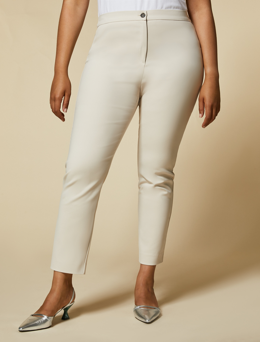 Cotton-blend trousers - Colonial - Marina Rinaldi - 2