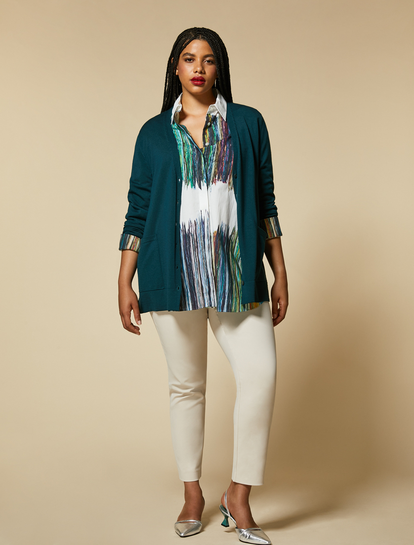 Cotton-blend trousers - Colonial - Marina Rinaldi - 5