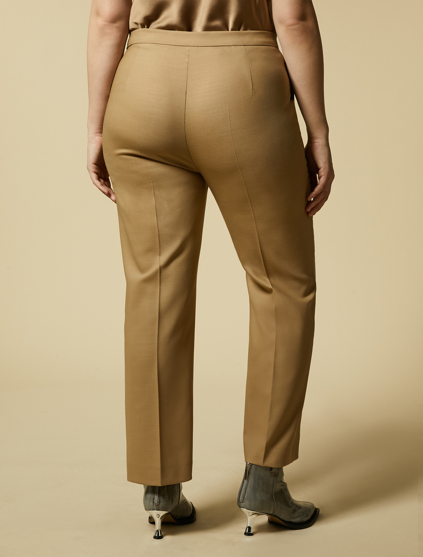 Hose aus Wollmischung - Noisette - Marina Rinaldi - 4